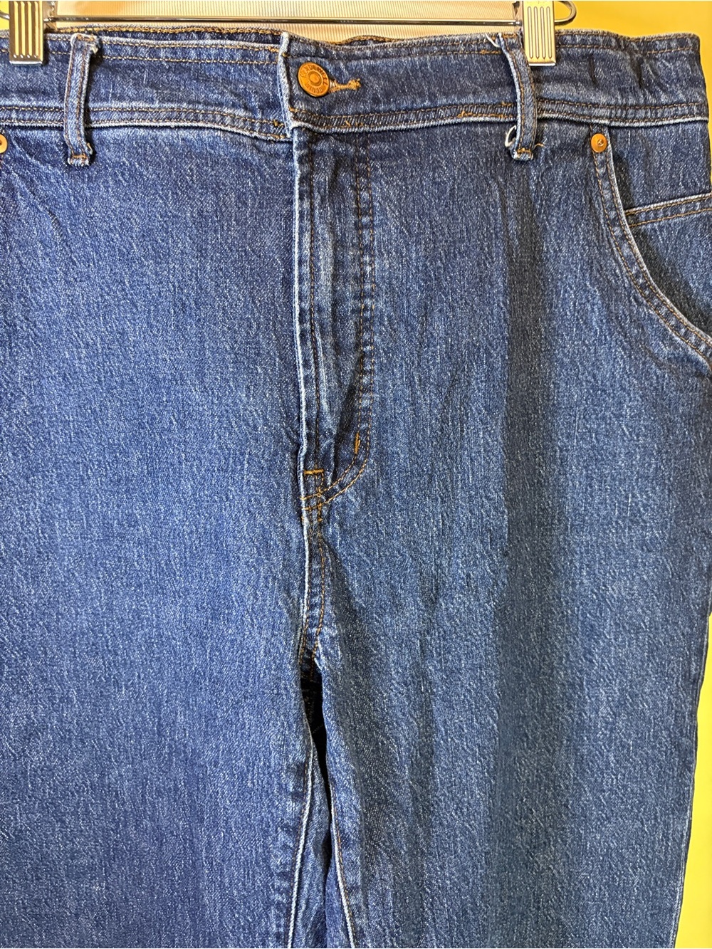 Madewell The Perfect Vintage Straight-Leg Jeans in Dark Blue - Picture 4 of 10